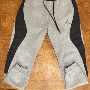 Nike Air Jordan 23 Engineered Fleece Pants Gray Black CT294-091 Mens M NEW